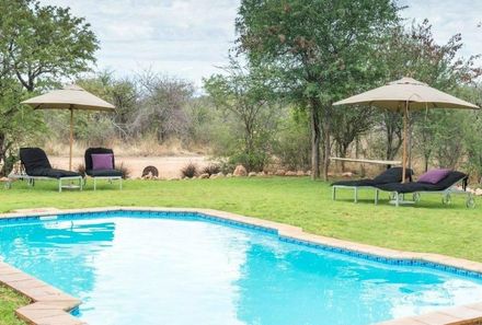 Familienreise Namibia individuell mit Dachzelt - Onguma Leadwood Campsite