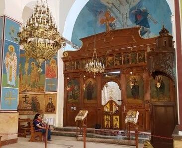 Jordanien Rundreise mit Kindern - Madaba St. George Kirche