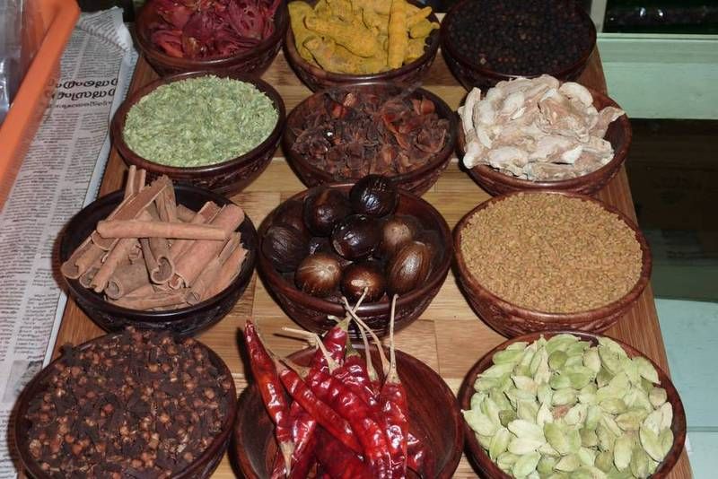 Indien mit Kindern - Gewürze in Südindien