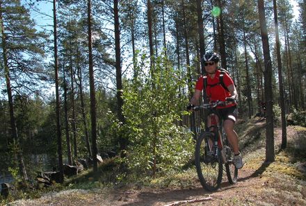 Finnland Familiyreise - Finnland Family & Teens individuell - Mountainbiketour 2