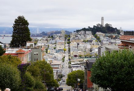 USA Südwesten mit Kindern - USA for family individuell - Kalifornien, Nationalparks & Las Vegas - Blick auf San Francisco