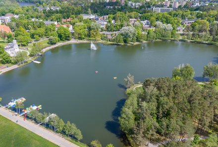 Baltikum for family - Druskininkai - See von oben