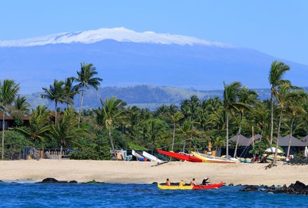 Hawaii Inselhopping for family individuell - Familienreise Hawaii mit Kindern - Blick auf Mauna Kea