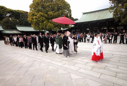 Japan mit Kindern - Japan for family - Hochzeit Meiji Schrein