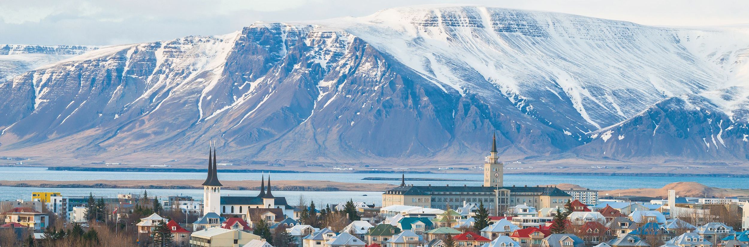 Island Familienreise - Aussicht Reykjavic