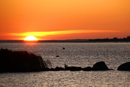 Familienurlaub Estland - Estland for family - Sonnenuntergang Insel Saarnaki