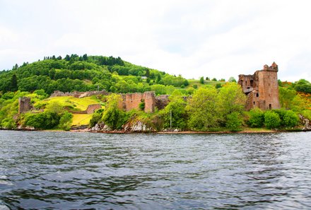 Schottland Familienreise - Schottland mit Kindern - Uruqhart Castle Loch Ness
