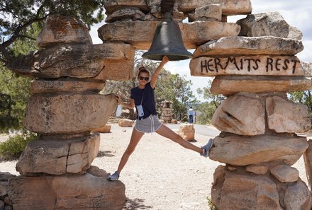 USA Südwesten mit Kindern - USA Westküste for family individuell - Abenteuer im Wilden Westen - Grand Canyon Hermits Rest