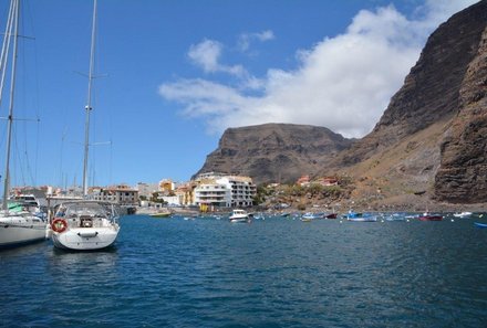 La Gomera Familienurlaub - La Gomera for family - Hafenbesichtigung Valle Gran Rey