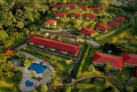 Familienreise Costa Rica - Costa Rica zum Bestpreis - La Fortuna Arenal Volcano Inn - Hotelanlage