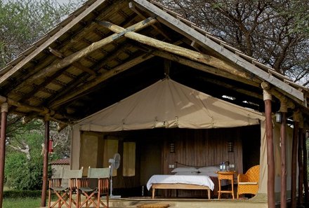 Kenia Familienreise - Kenia for family - Tsavo Ost Nationalpark - Ashnil Aruba Lodge - Zelt