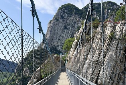 China Familienreise - China mit Jugendlichen - Songshan Gebirge Brücke