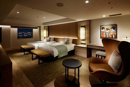 Japan for family - Sunshine City Prince Hotel - Schlafzimmer