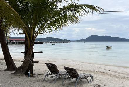 Vietnam & Kambodscha Familienreisen - Kambodscha - Koh Rong Samloem - Liegen am Strand