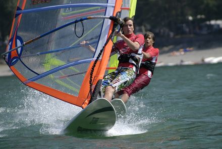 Idrosee Familienurlaub - Wassersport auf dem Idrosee