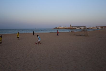Reisebericht über den Urlaub mit Kindern im Oman - Oman mit Kindern - Strand