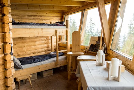 Rumänien Family & Teens - Comisu Wildlife Hut - Innen