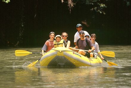Costa Rica mit Kindern - Rafting
