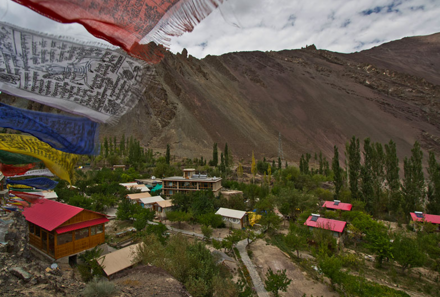 Ladakh mit Jugendlichen - Ladakh Teens on Tour - Ule Ethnik Resort Ausblick