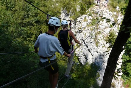 Idrosee Familienurlaub - Kletter-Ausflug am Idrosee