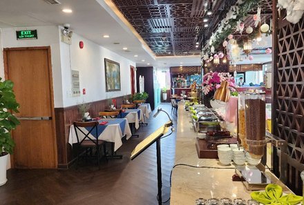 Vietnam Familienreise - Vietnam for family - Mekong Delta - Happy Life Grand Hotel - Restaurant Buffet