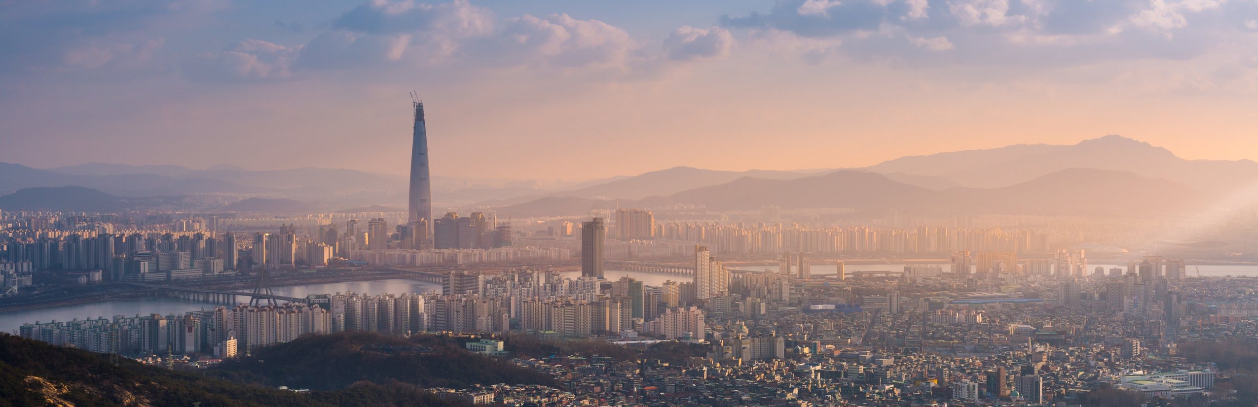 Südkorea Familienurlaub - Skyline von Seoul