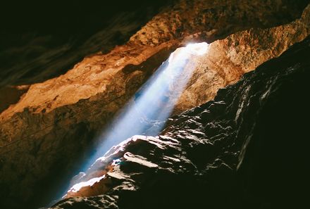 Südafrika mit Kindern - Höhle am Cradle of Humankind