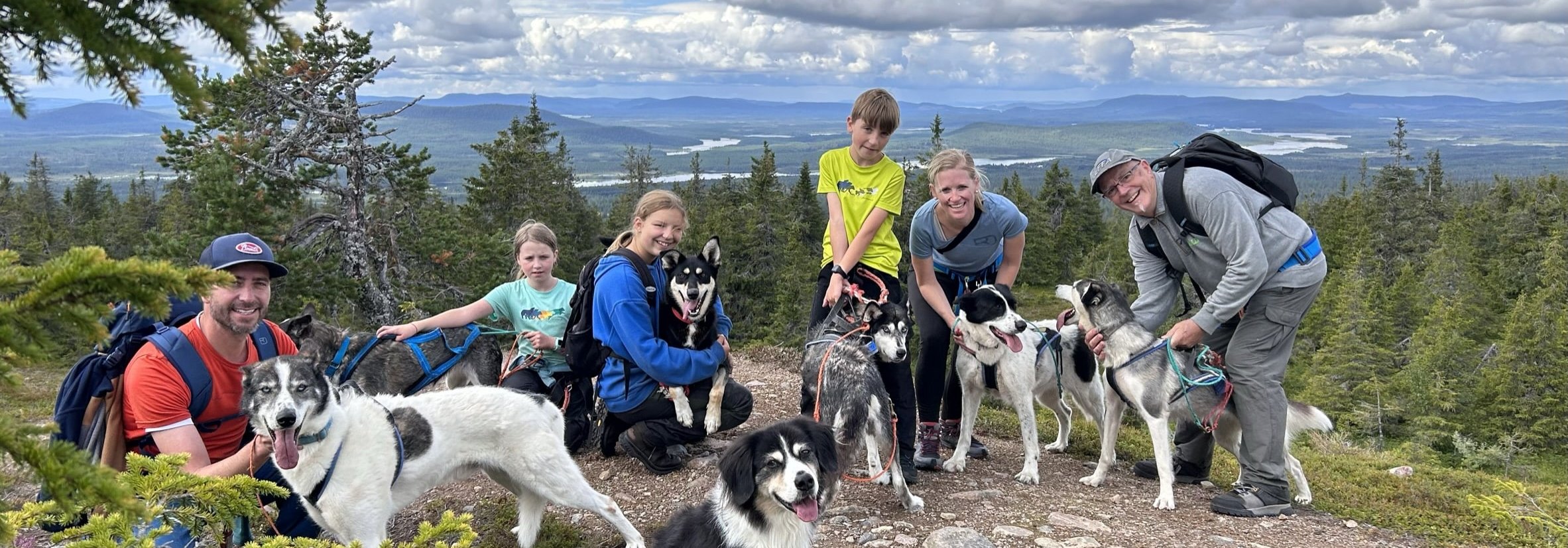 Schweden for family - Wildact Adventure -  Husky-Trekking