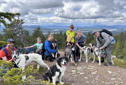 Schweden for family - Husky Farm - Husky Trekking