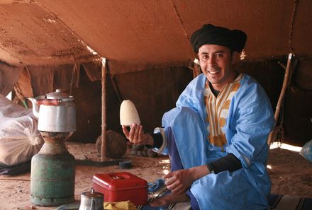 Marokko reise mit jugendlichen - Beduinenzelt