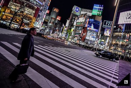 Japan for family individuell - Tokyo - Zebrastreifen