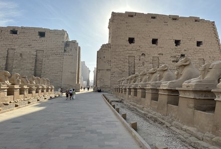 Familienreise Ägypten - Ägypten for family - Karnak Tempel Eingang