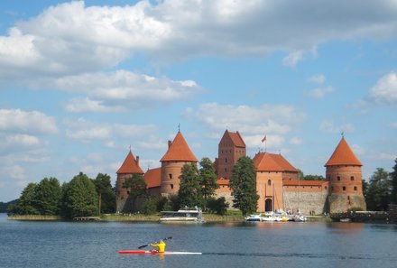 Baltikum for family - Trakai - Wasserschloss