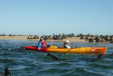 Namibia Deluxe Familienreise individuell - Swakopmund - Kajak fahren