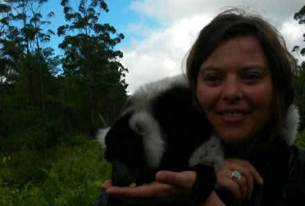 Madagaskar Familienreise - Madagaskar for family - Bild mit Lemuren