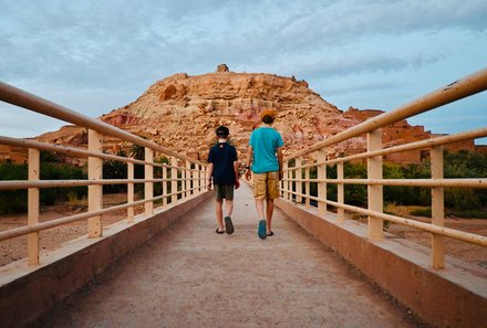 Marokko Summer - Family & Teens - Kasbah - Kinder laufen Weg