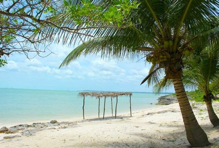 Mexiko Family & Teens - Hotel Tucan Siho Playa - Strand mit Palmen