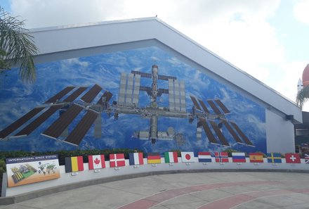 Florida Rundreise mit Kindern - Florida for family individuell - Kennedy Space Center - Infowand