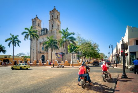 Mexiko Familienreise - Mexiko for family - Valladolid Kathedrale