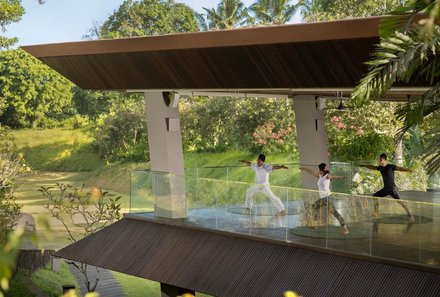 Bali for family deluxe - Familienreise Bali mit Kindern - Maya Ubud Resort - Yoga