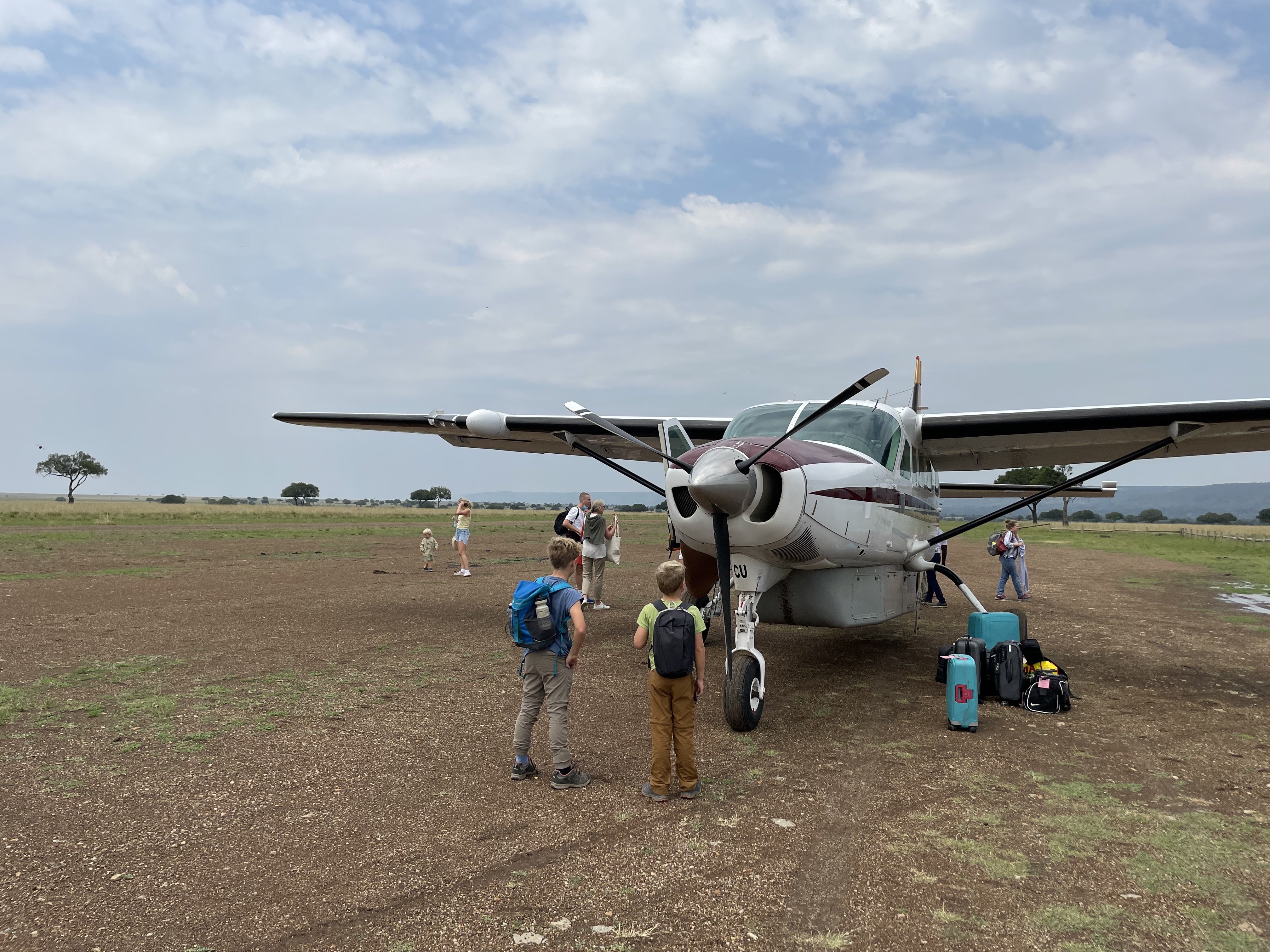 Reisbericht Kenia - Kenia mit Kindern - Flugzeug
