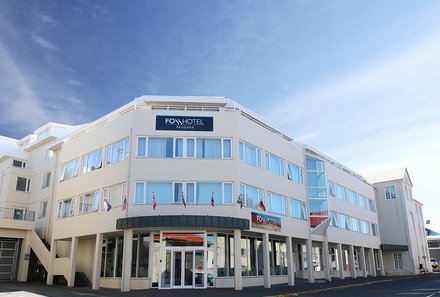Familienreise Island -  Island for family - Reykjavik - Fosshotel Rauðará - Außenansicht