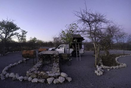 Namibia Familienreise individuell im Dachzelt - Etosha Village Campsite