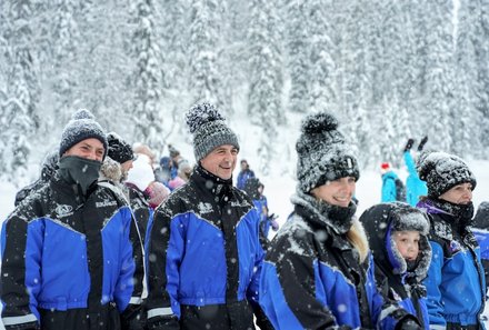 Finnland Familienurlaub - Finnland for family Winter - Kinder im Schnee