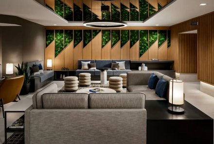 Ostkanada for family - Ostkanada Familienreise mit Kindern - Hyatt Place Montréal Downtown - Lounge