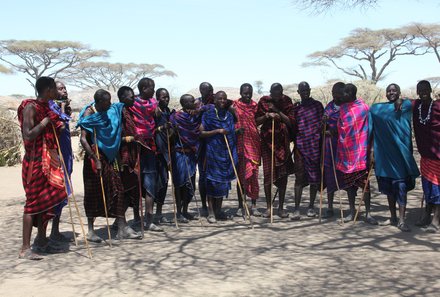 Tansania Familienreise - Tansania for family - Besuch im Massai-Dorf