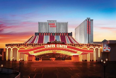 USA Familienreise - USA Westküste for family - Las Vegas - Circus Circus - Außenansicht