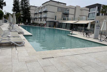 Malta Familienreise - Malta for family - Freizeit am Pool des Hotels
