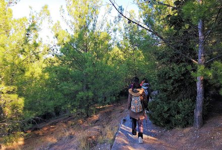 Griechenland Familienreise - Chalkidiki for family - Wanderung Sithonias