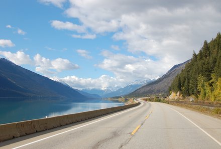 Westkanada for family - Familienurlaub Kanada - Highway in Kanada